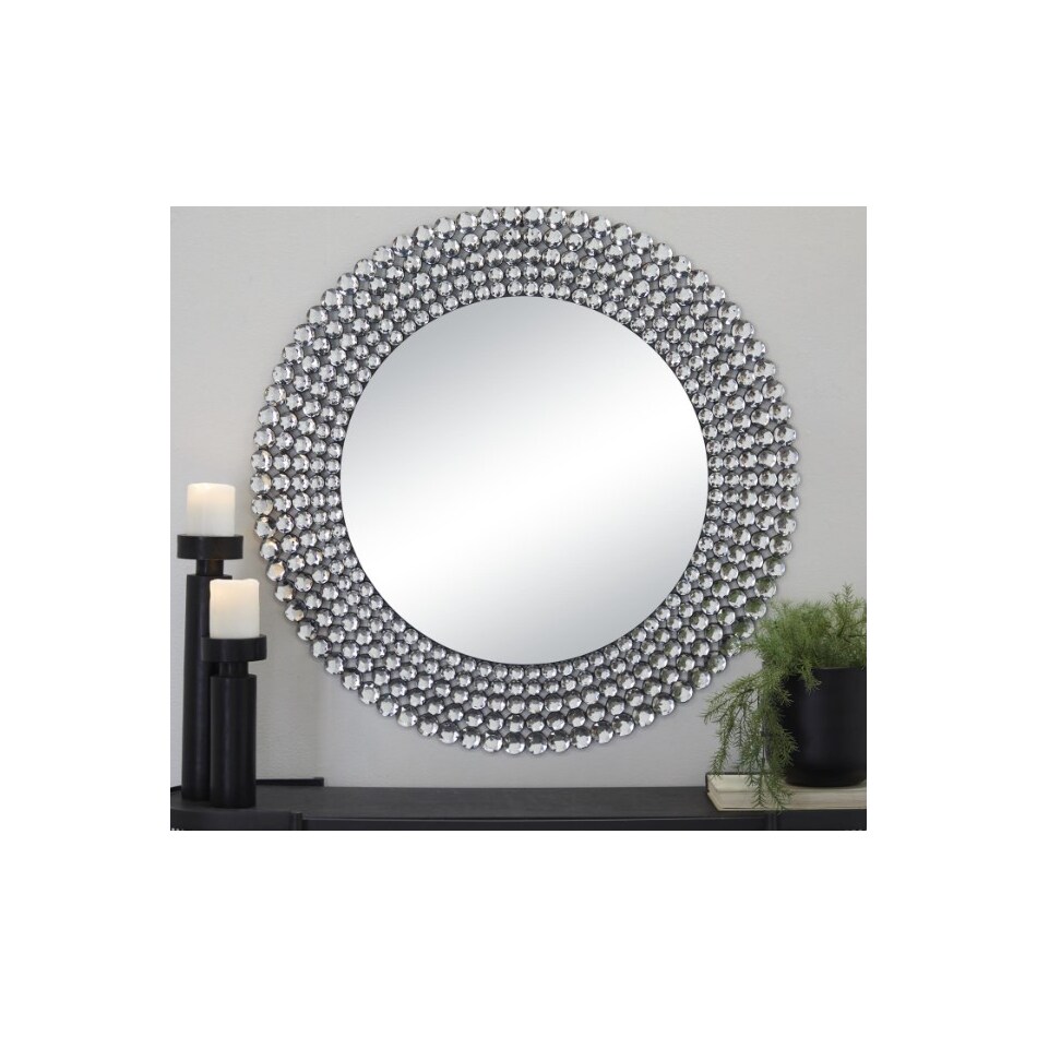 uma enterprises inc grey wall mirror   