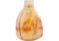 uma enterprises inc orange jar vase bowl plate   