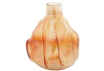 uma enterprises inc orange jar vase bowl plate   
