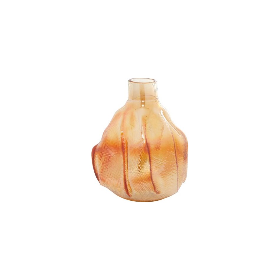 uma enterprises inc orange jar vase bowl plate   
