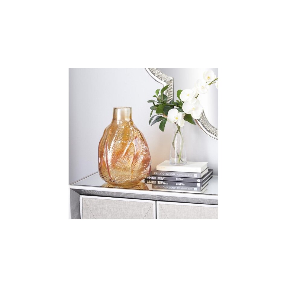 uma enterprises inc orange jar vase bowl plate   