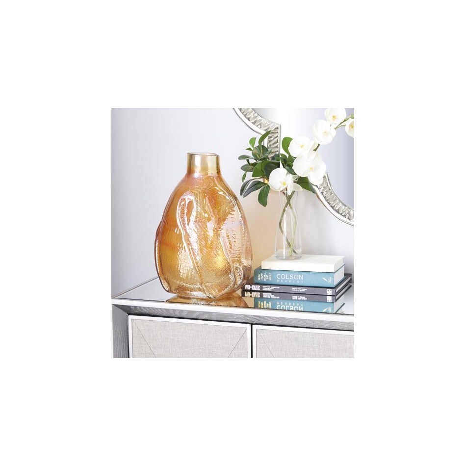 uma enterprises inc orange jar vase bowl plate   