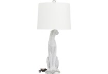 uma enterprises inc silver table lamp   