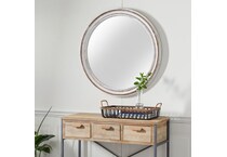 uma enterprises inc white wall mirror   