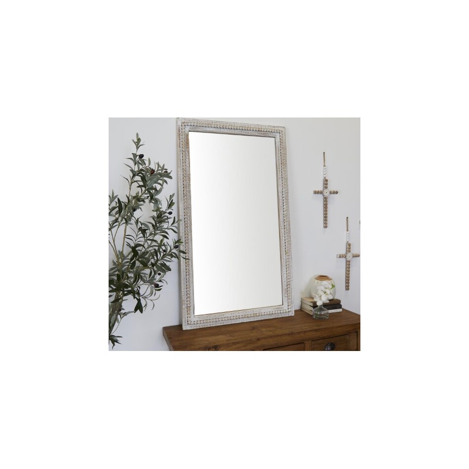 uma enterprises inc white wall mirror   