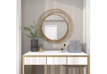 uma enterprises inc yellow wall mirror   