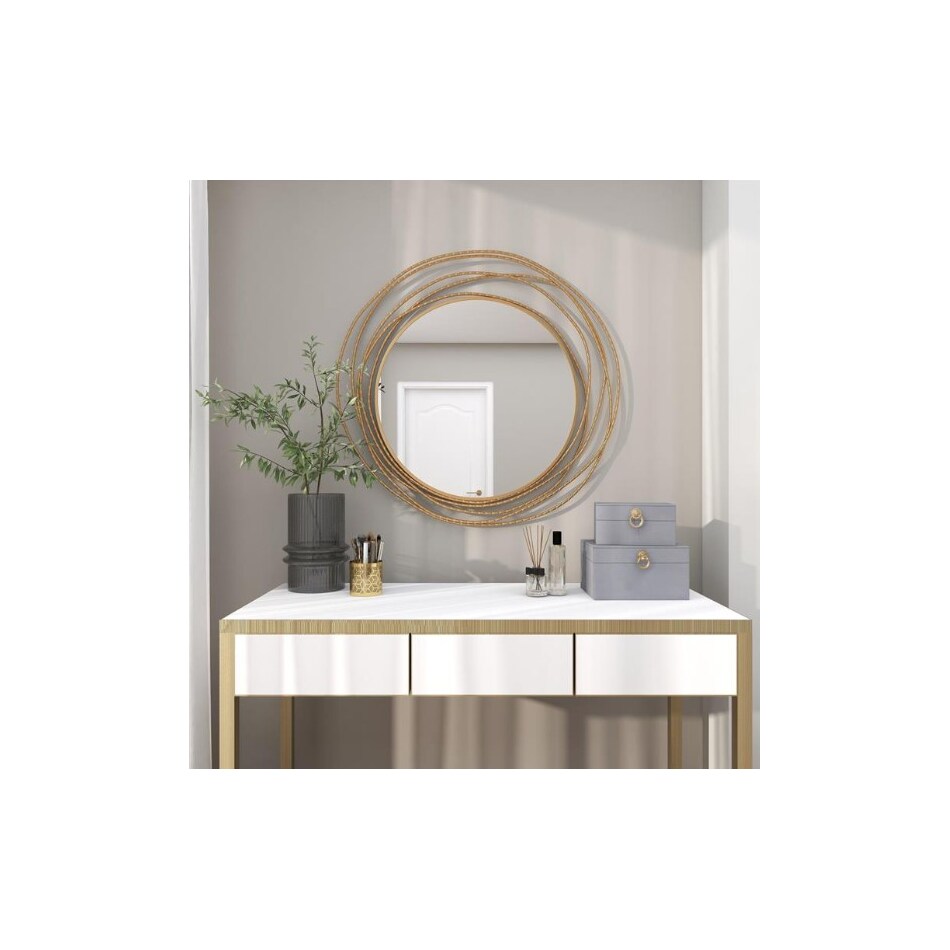 uma enterprises inc yellow wall mirror   