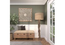 umai beige floor lamp   