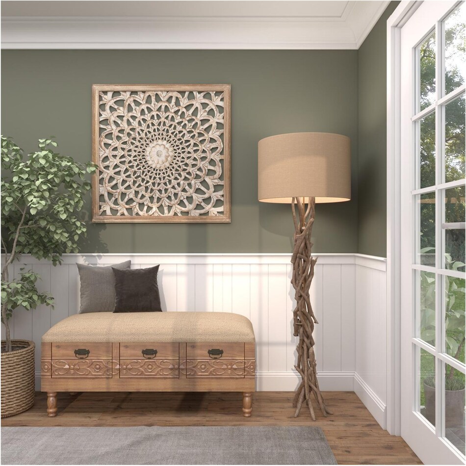 umai beige floor lamp   