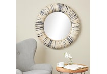 umai beige wall mirror   