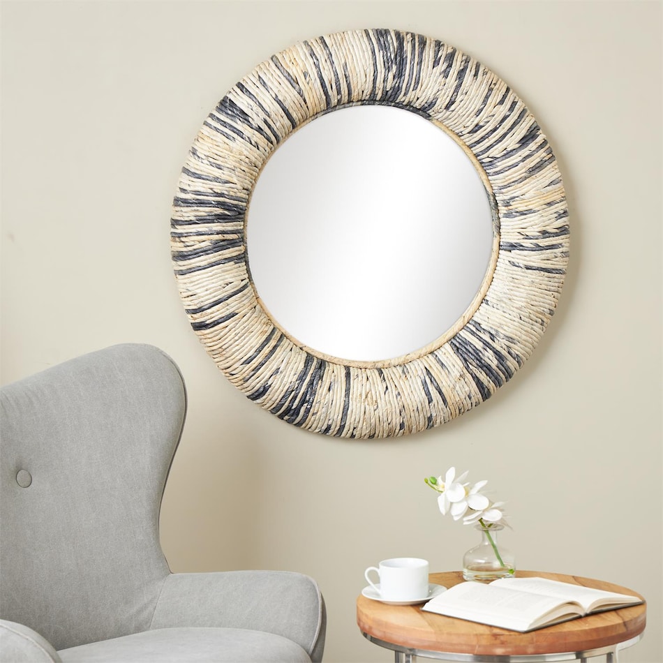 umai beige wall mirror   