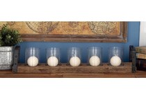 umai black candleholder candle   