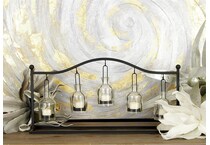 umai black candleholder candle   