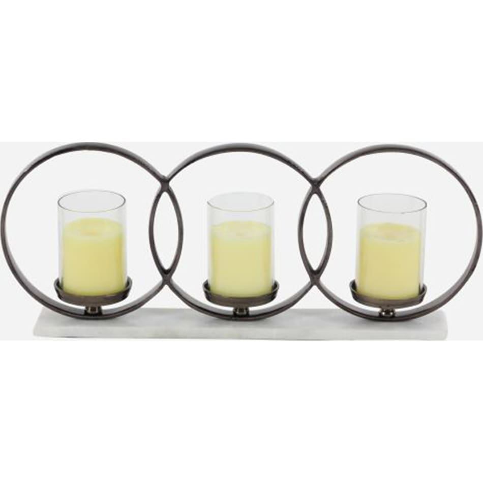 umai black candleholder candle   