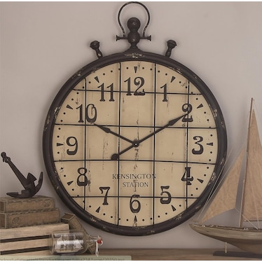 Kensington Station Wall Clock 39"W x 50"H