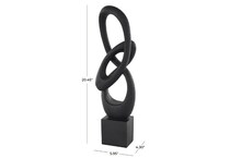 umai black figurines   