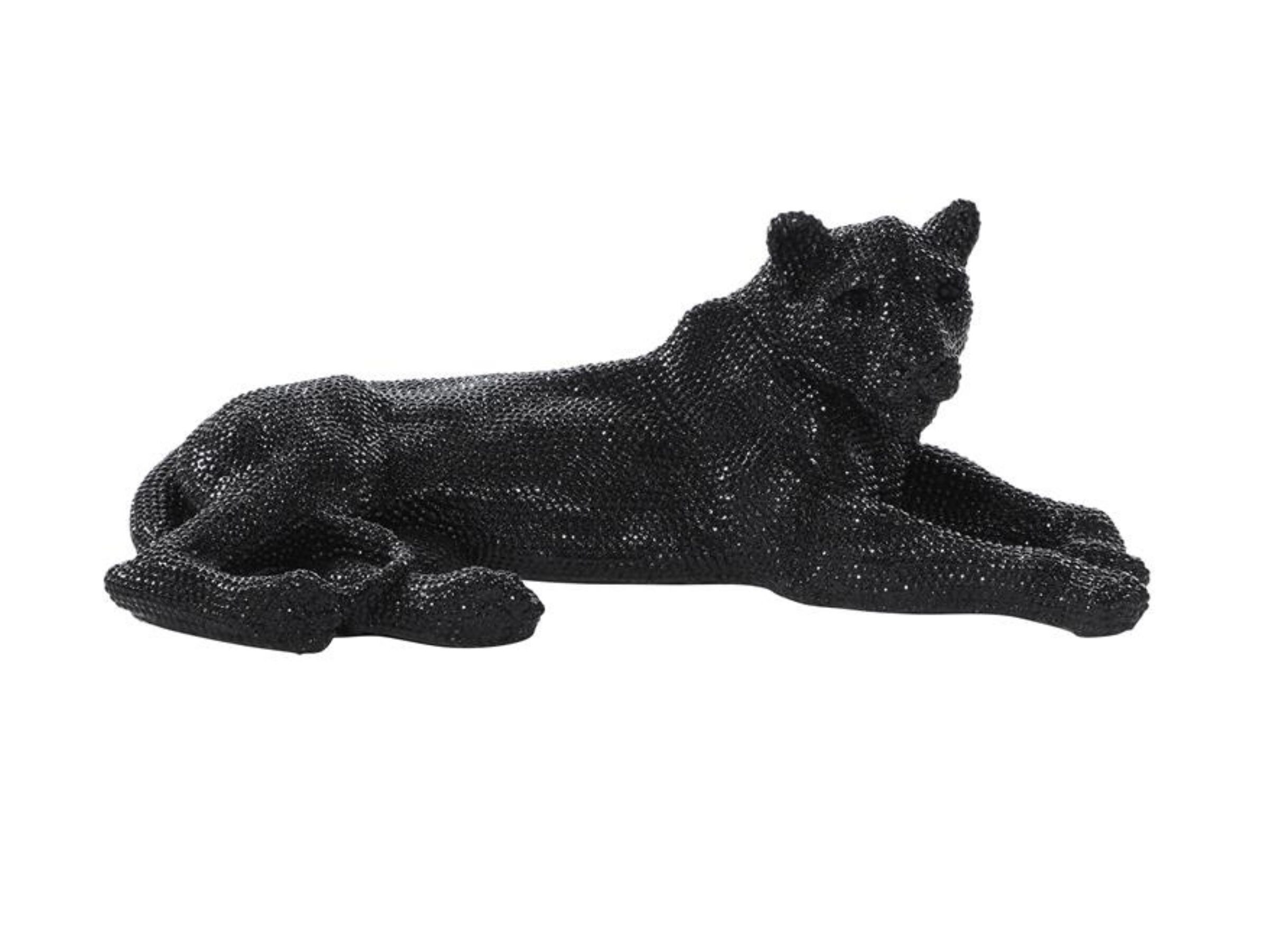 Black Bling Laying Leopard 39
