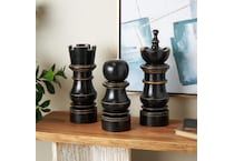 umai black figurines set  