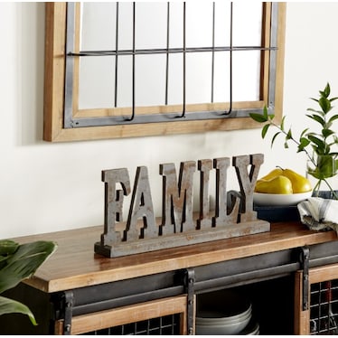 "Family" Sign 20"W x 8"H
