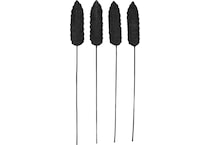 umai black grasses sticks greens   