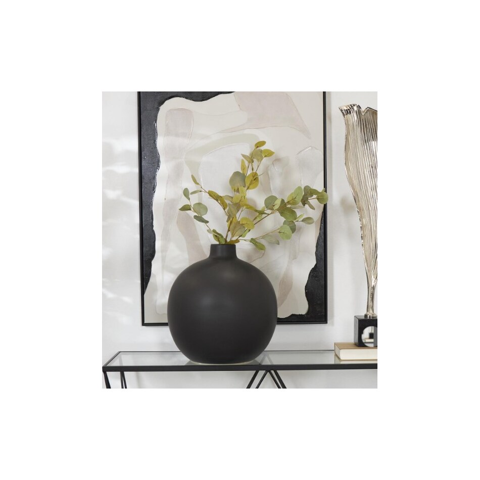 umai black jar vase bowl plate   