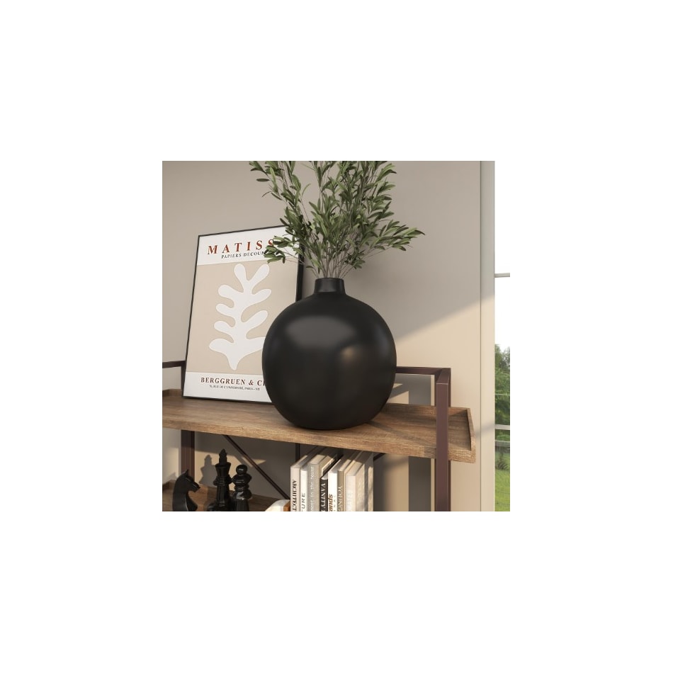 umai black jar vase bowl plate   