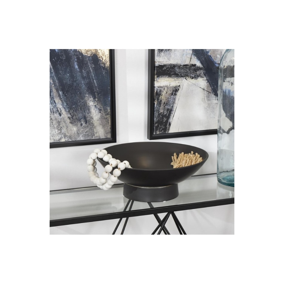 umai black jar vase bowl plate   