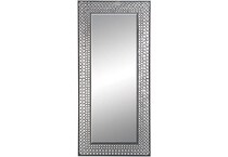 umai black leaner mirror   