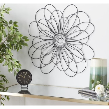 Iron Flower Metal Wall Decor 29"W x 29"H