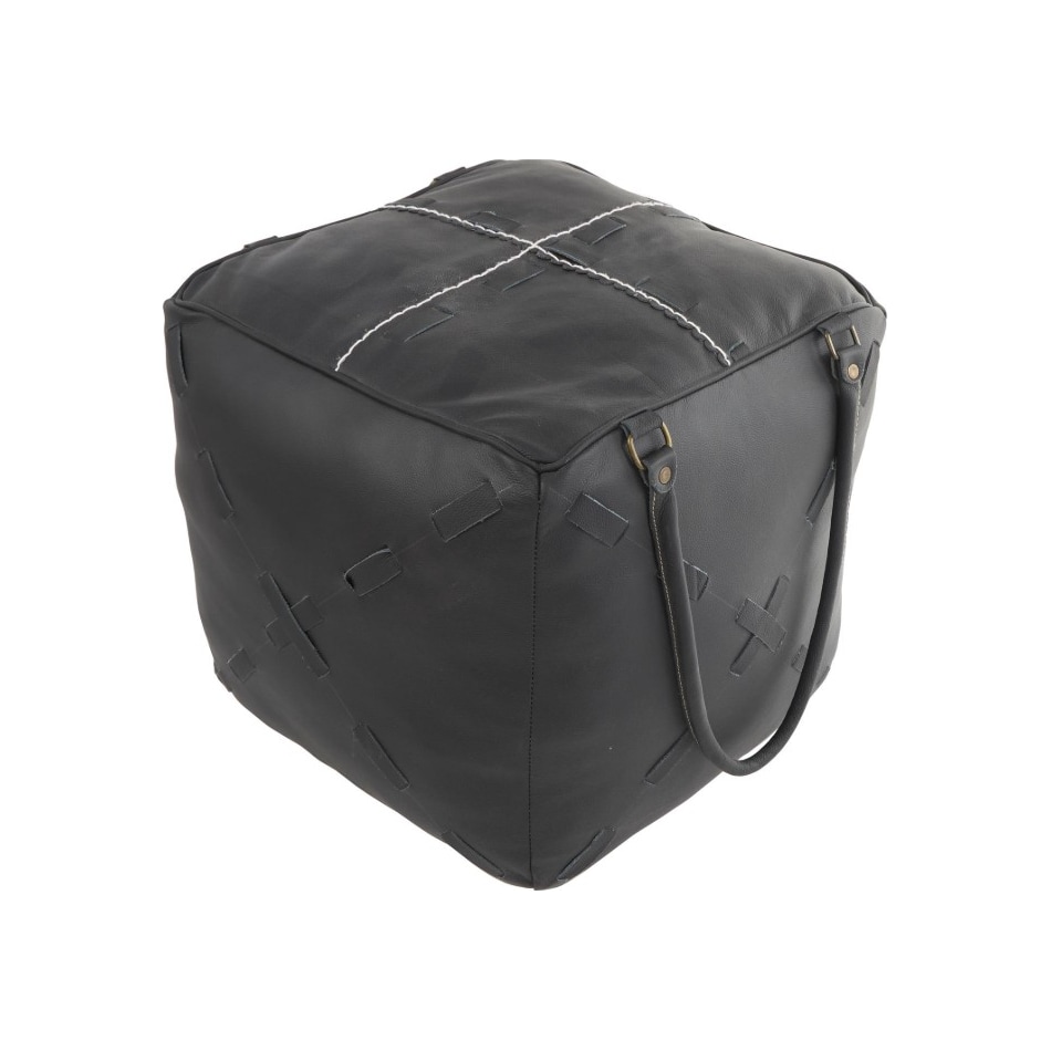 umai black pouf   