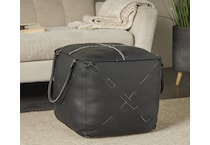 umai black pouf   