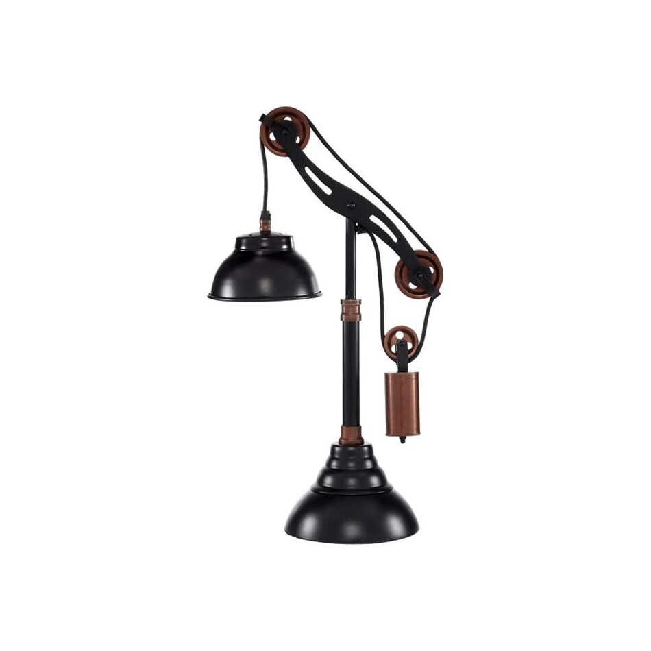 umai black table lamp   