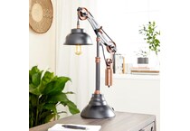 umai black table lamp   