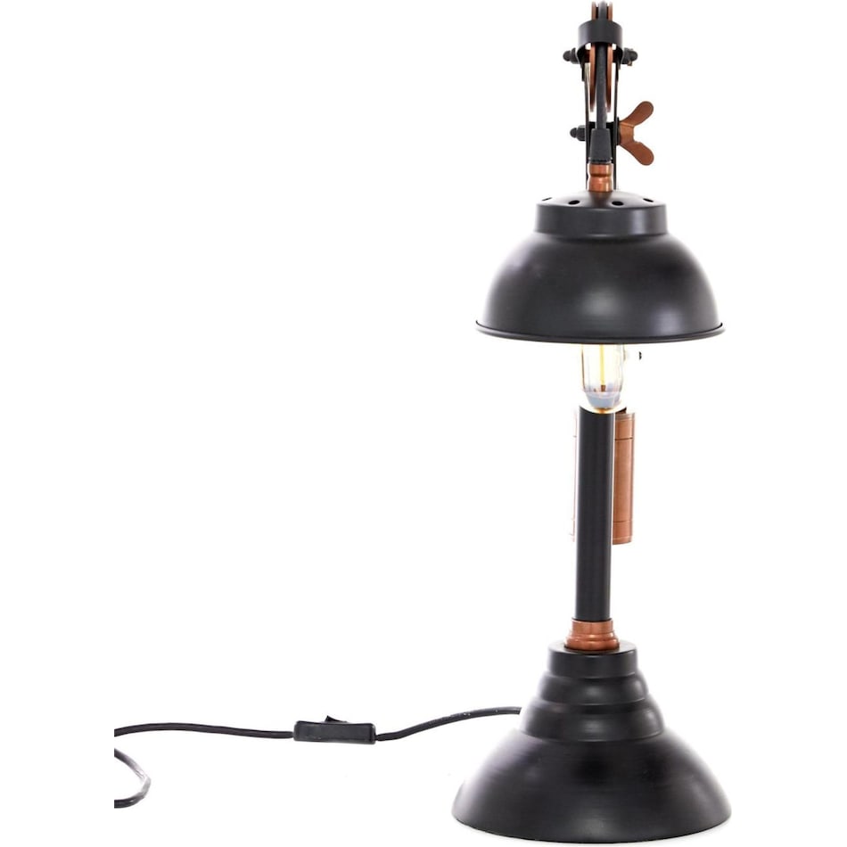 umai black table lamp   
