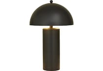 umai black table lamp   