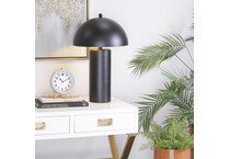 umai black table lamp   