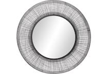 umai black wall mirror   