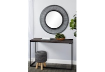 umai black wall mirror   