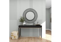 umai black wall mirror   