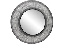 umai black wall mirror   