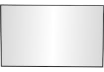 umai black wall mirror   