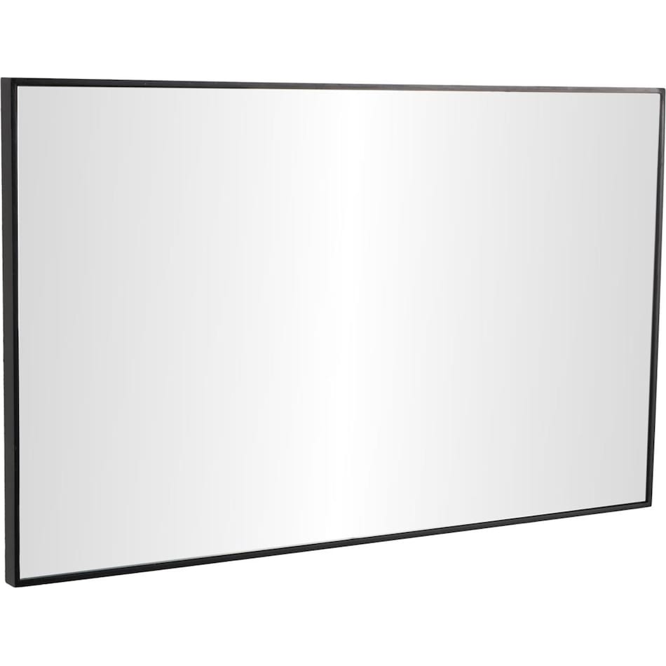 umai black wall mirror   