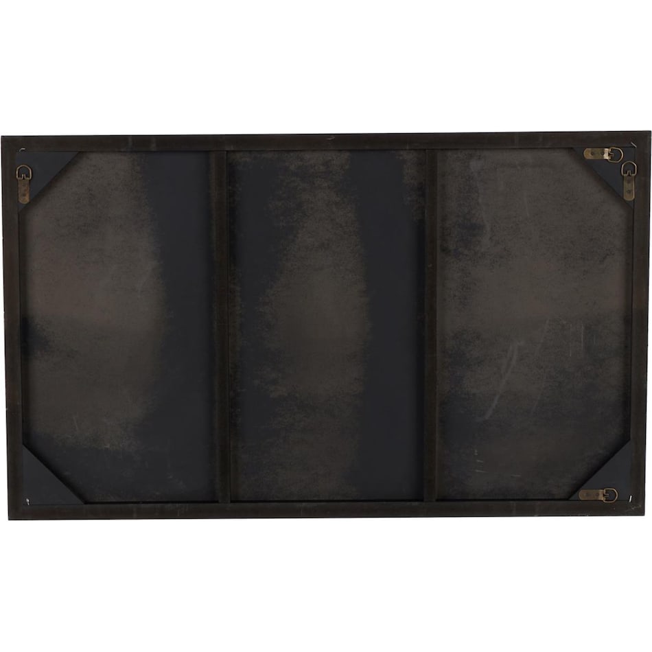 umai black wall mirror   