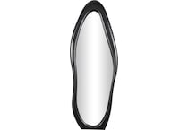 umai black wall mirror   