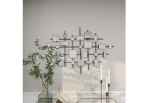 umai black wall mirror   