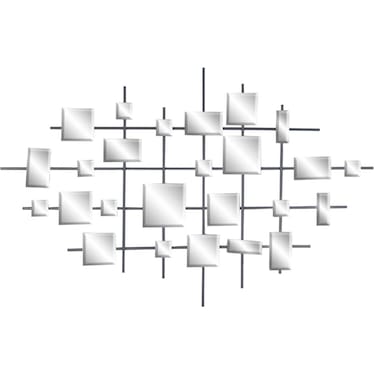 Grid Mirror 28"W x 44"H