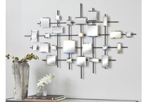 umai black wall mirror   