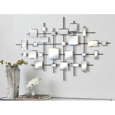 Grid Mirror 28"W x 44"H