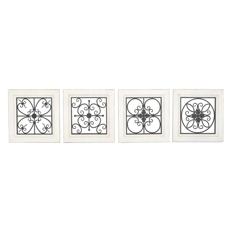 umai black wood plaques set  