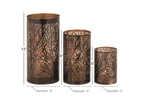 umai bronze candleholder candle   
